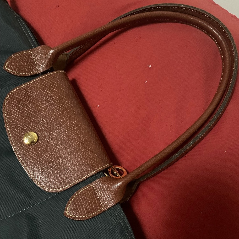 Longchamp Le Pliage - Small, in Gunmetal